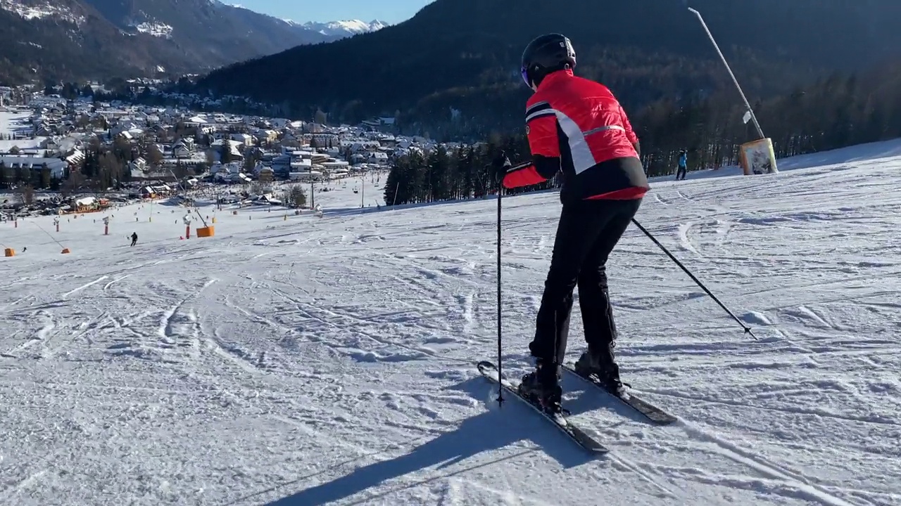 斯洛文尼亚，女子滑雪视频下载