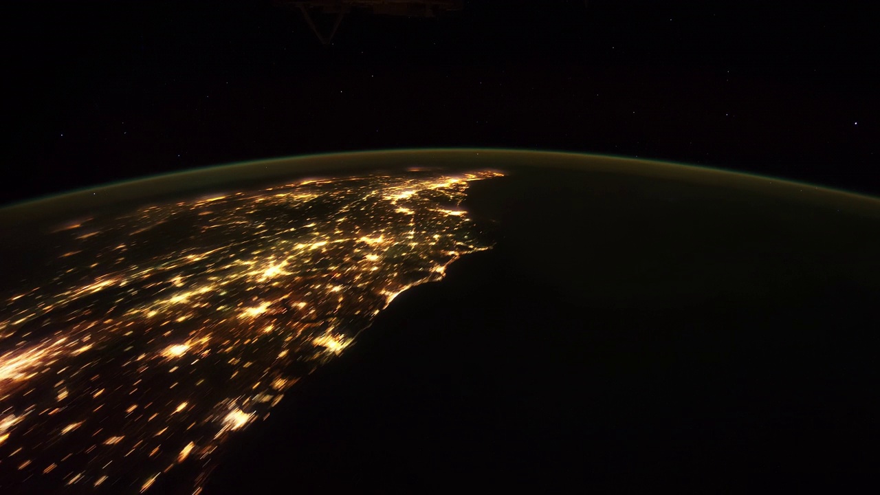 墨西哥和美国东部国家航空航天局视频素材