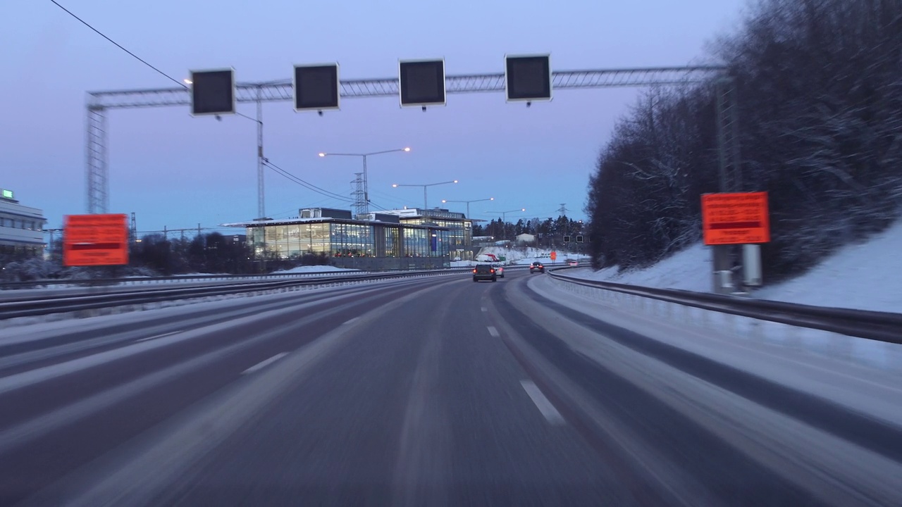 冬季高速公路驾驶视频下载