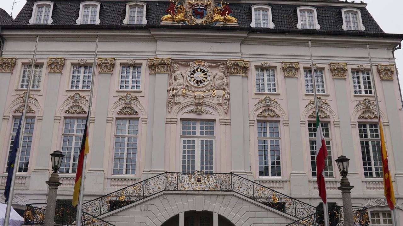 德国波恩的旧市政厅视频下载