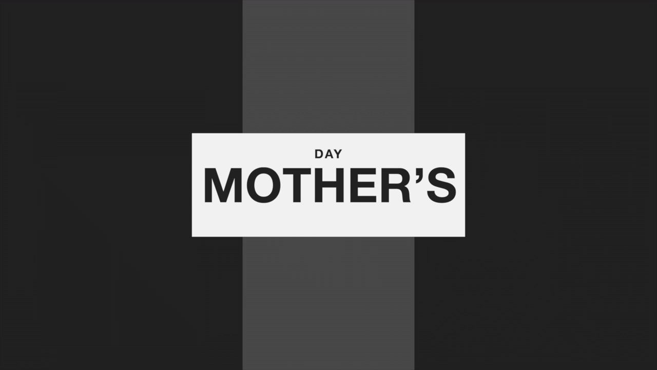 黑色方块图案的母亲节视频下载