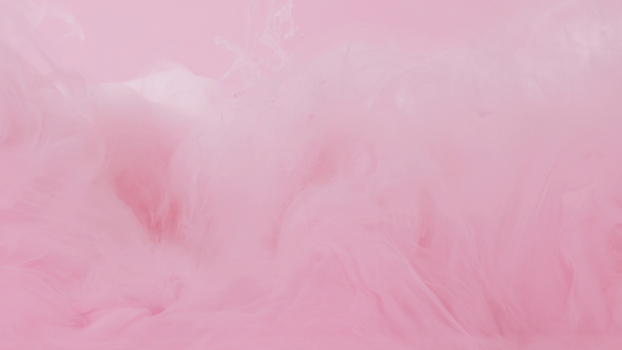 油漆油墨丙烯酸喷溅。粉红色的抽象背景视频下载