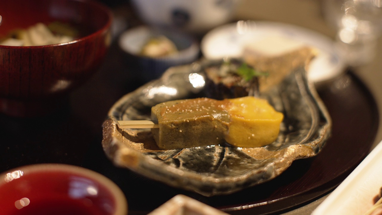 町屋酒店的日本料理视频下载