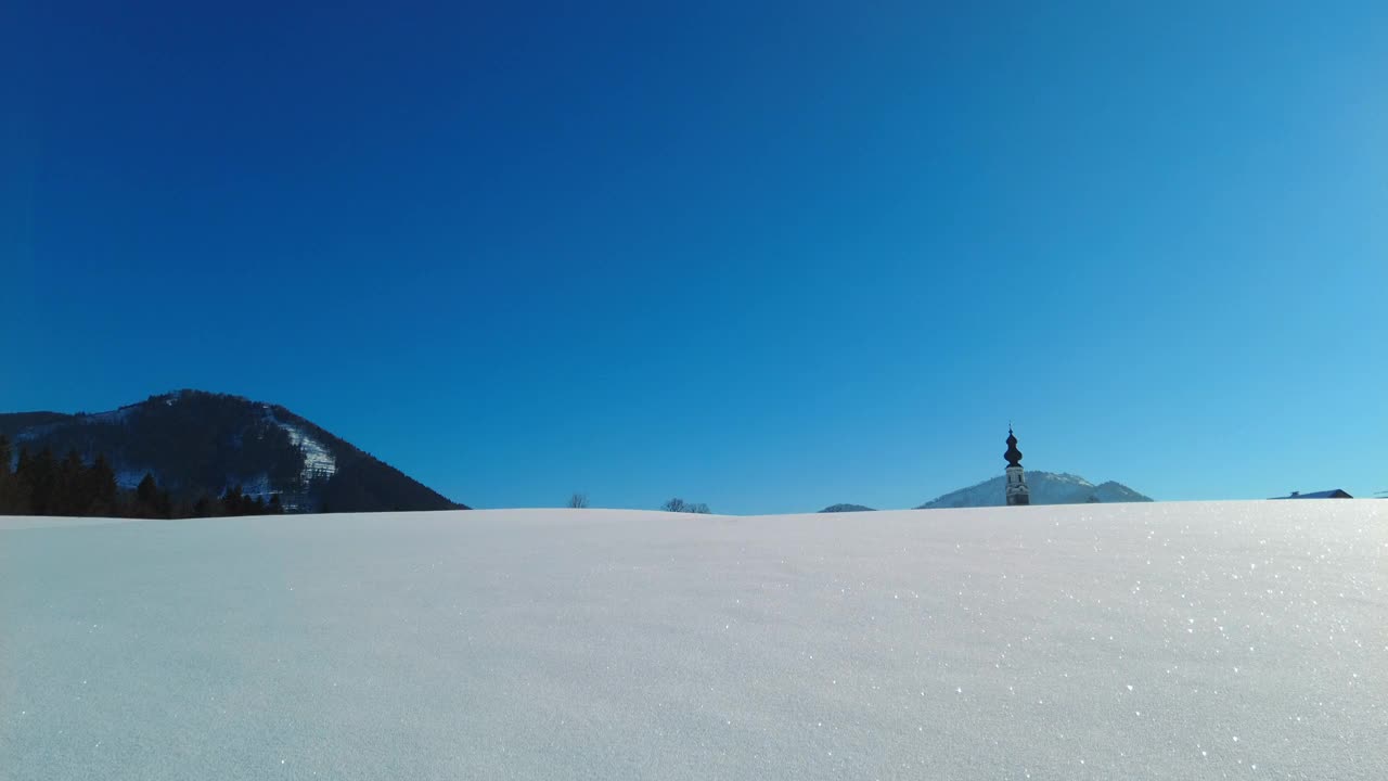 奥地利冬季景观视频下载