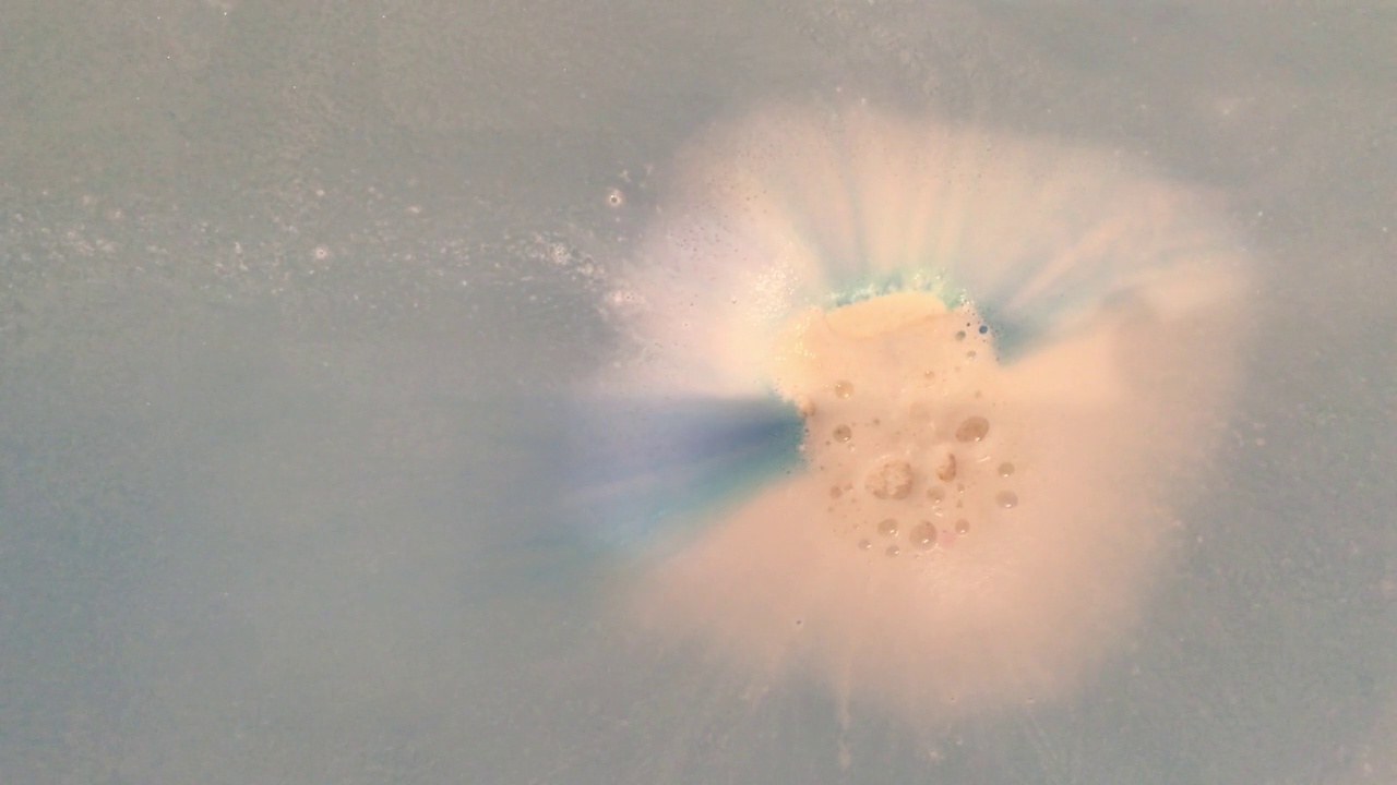 浴缸炸弹抽象背景视频下载