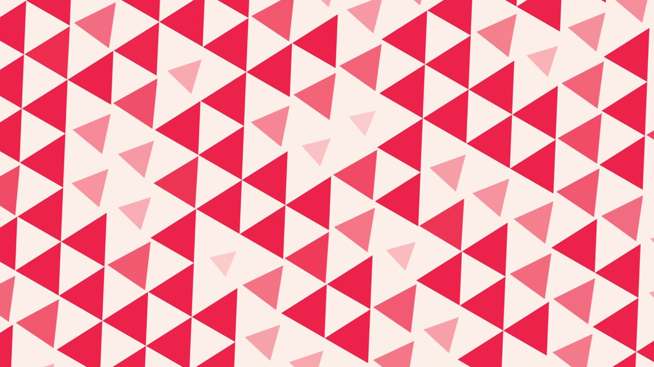 红色和白色几何三角形图案视频下载