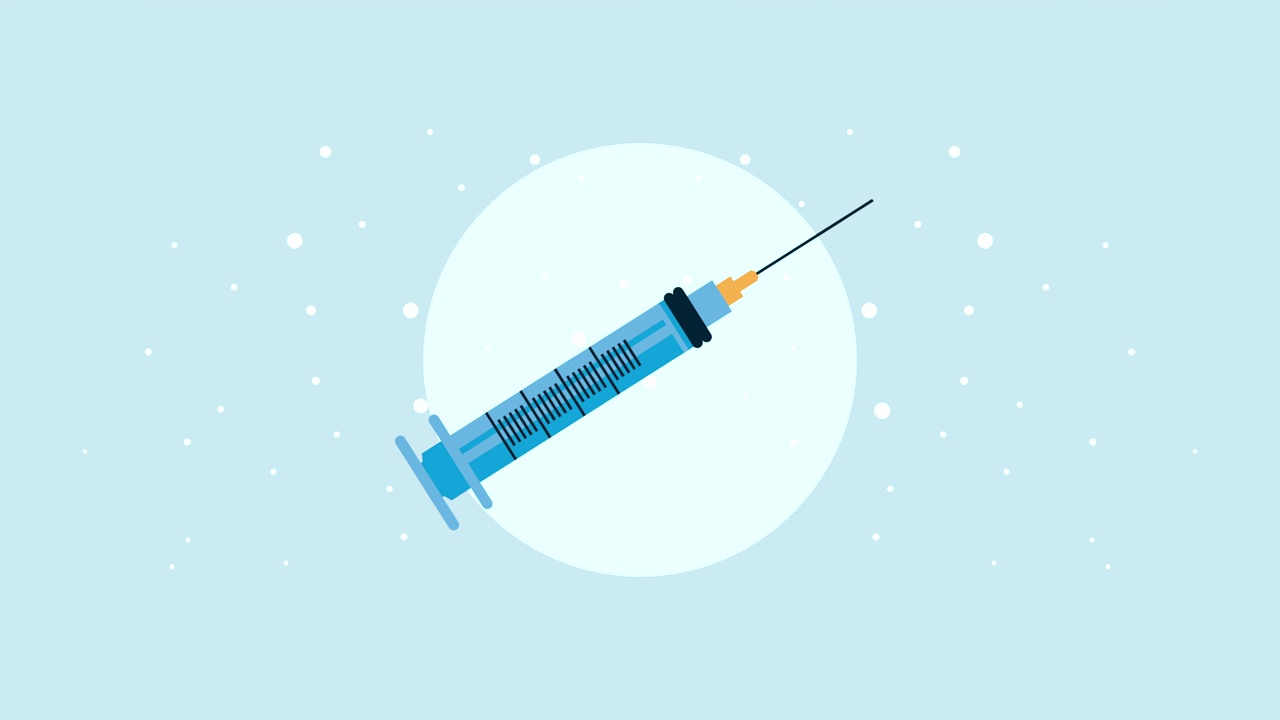医用疫苗注射器注射动画视频下载
