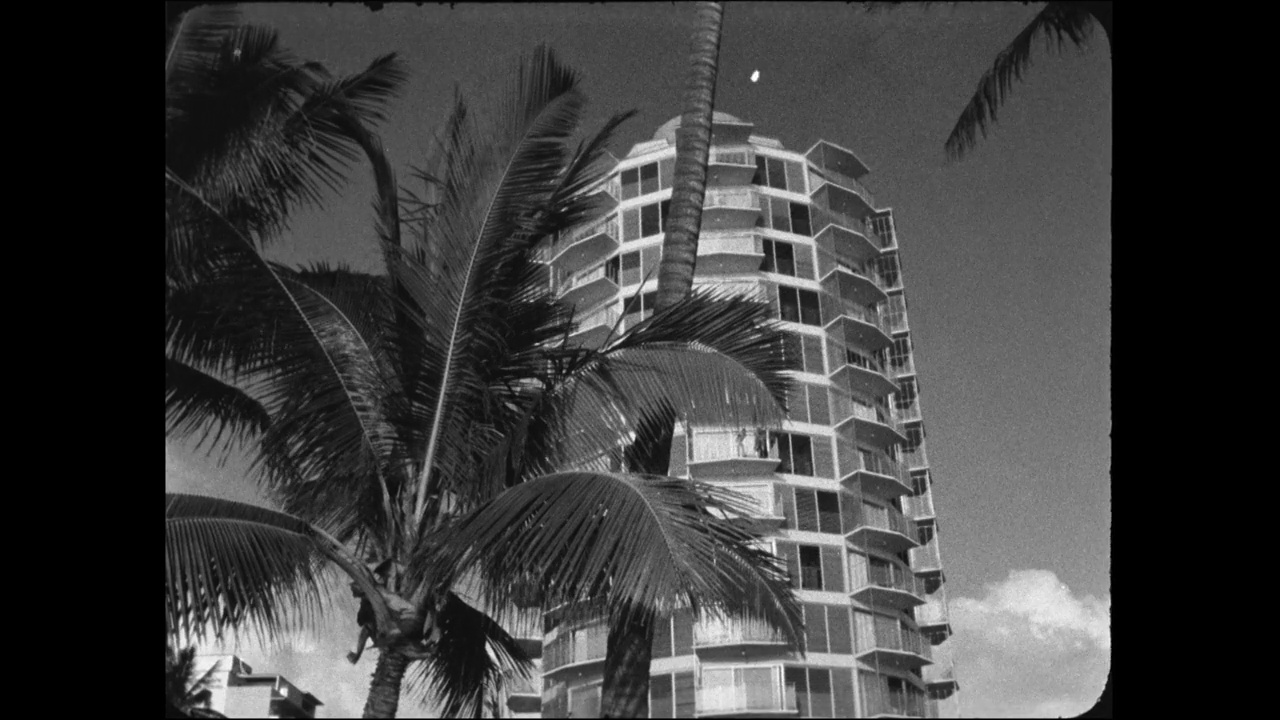 檀香山威基基海滨LAS圆形酒店;1965视频下载