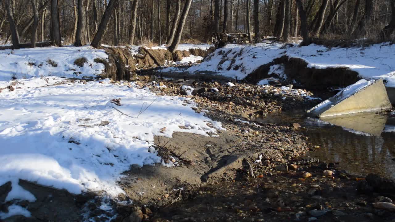 宾夕法尼亚州市中心的Shamona Creek视频下载