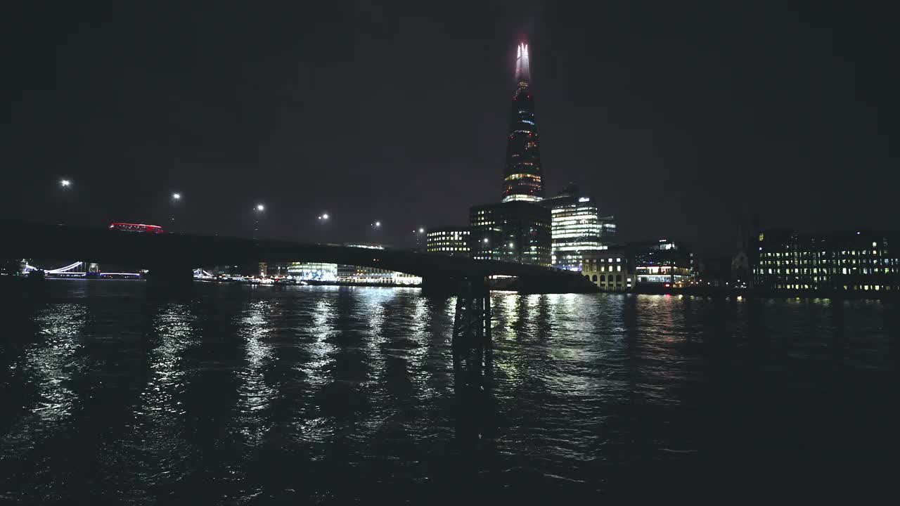 伦敦桥和碎片大厦的风景视频下载