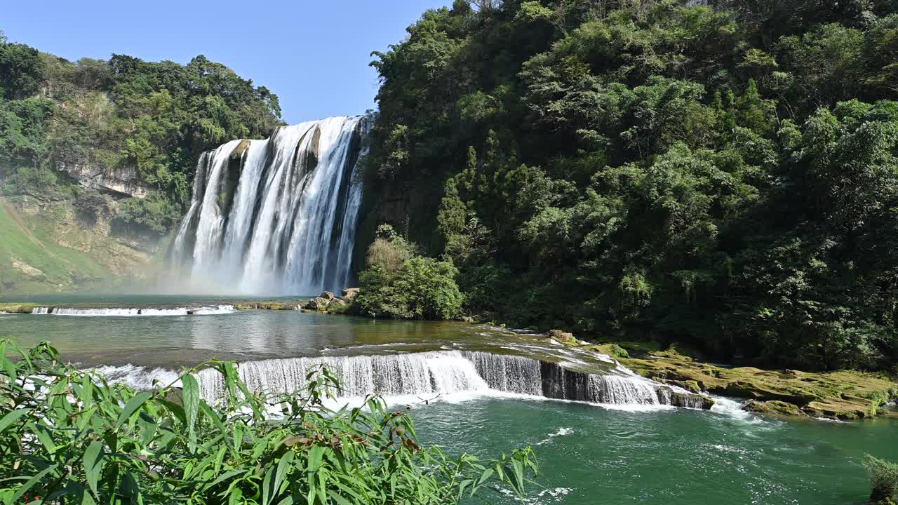 贵州黄果树瀑布4K实时视频视频素材