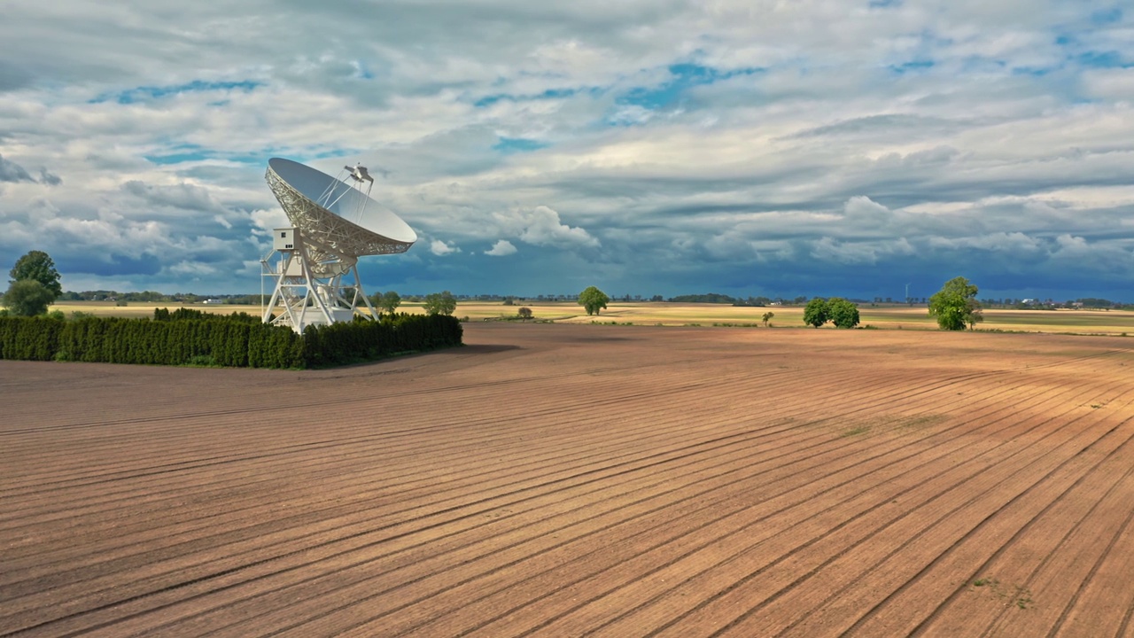 波兰天文台天文观测。视频素材
