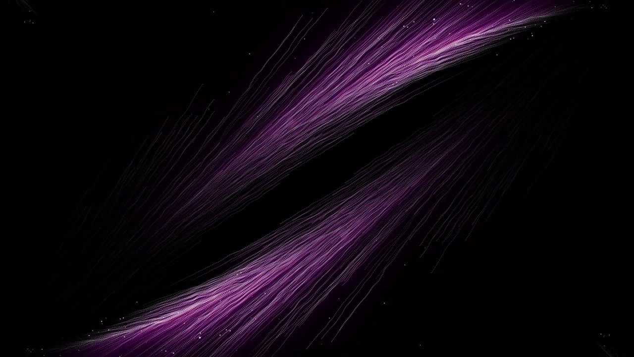 摘要紫色粒子的光纤对称线视频素材