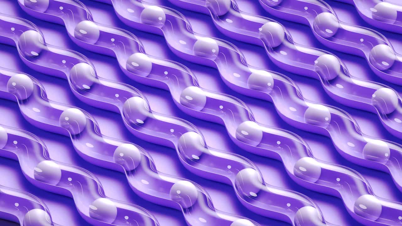 令人满意的紫色管(LOOP)视频素材