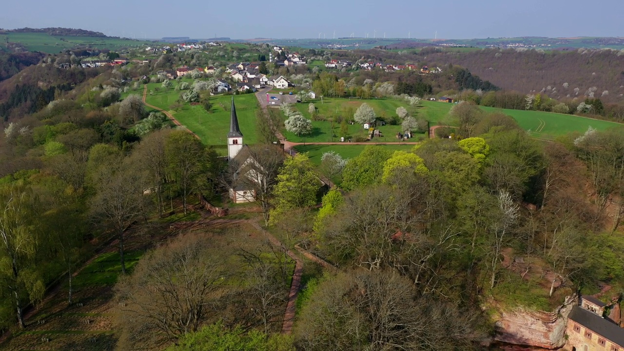 德国卡斯特尔-施塔特，为约翰·冯·卢森堡而建的葬礼教堂视频下载