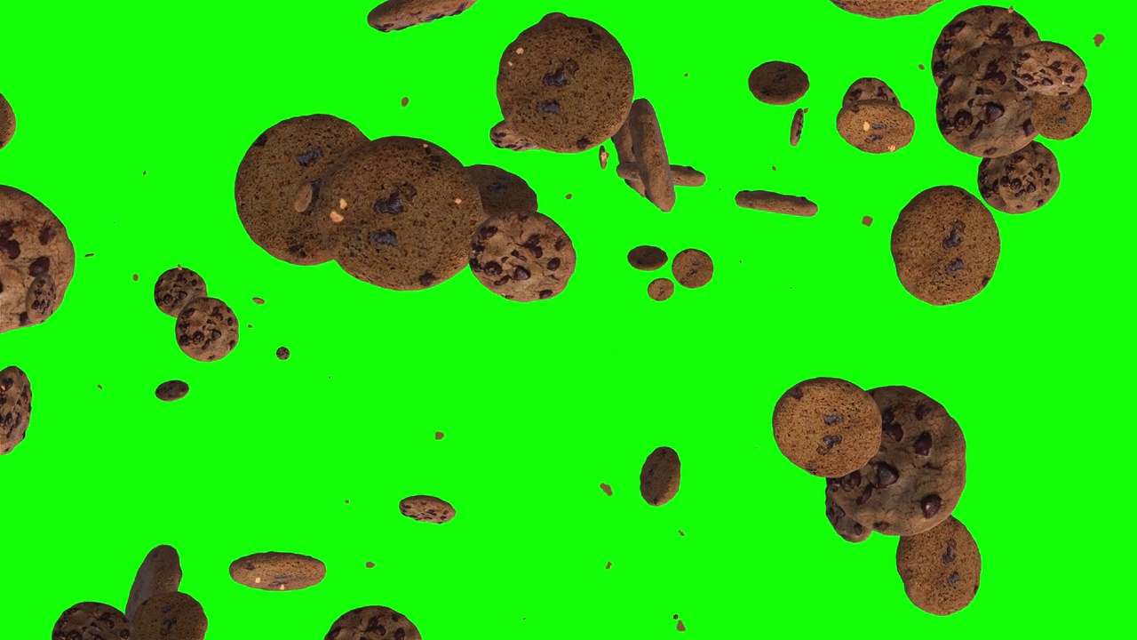 巧克力曲奇循环动画视频素材