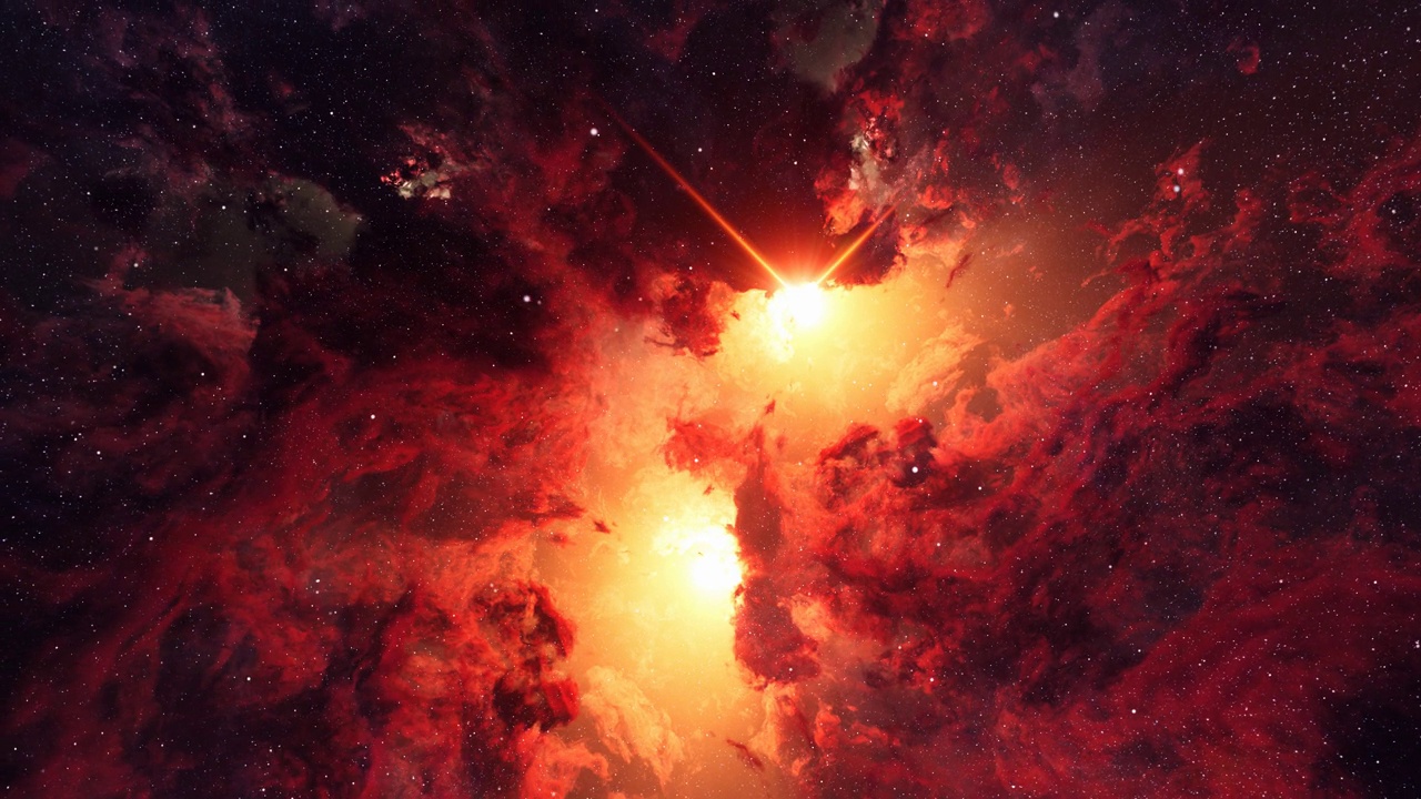 太空中惊人的4K星云视频素材