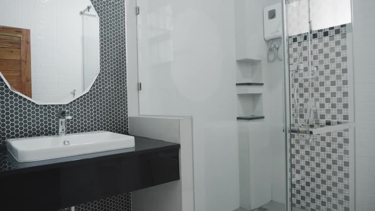 卫生间的设计视频素材