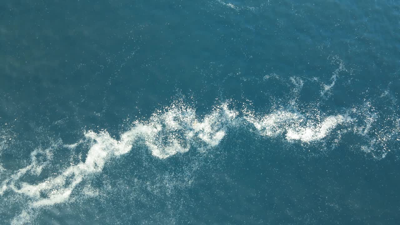海洋污染的鸟瞰图视频下载
