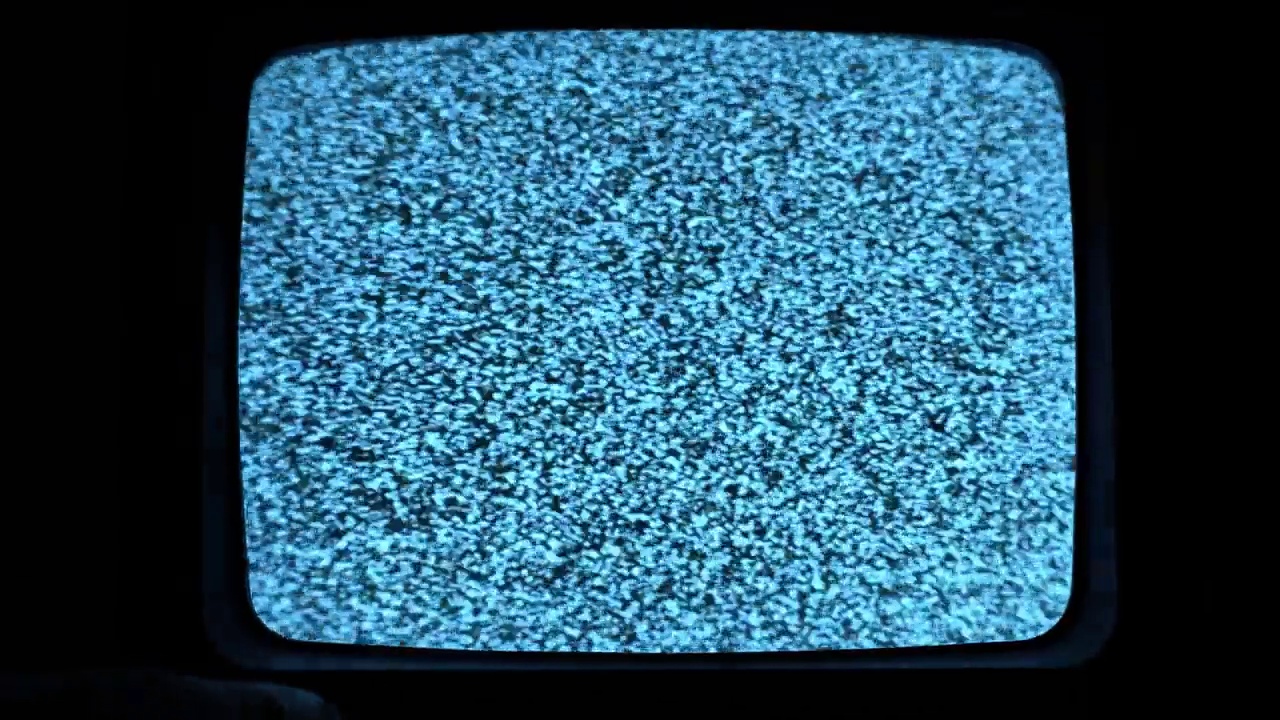 电视故障静电噪声失真信号问题错误视频损坏视频素材