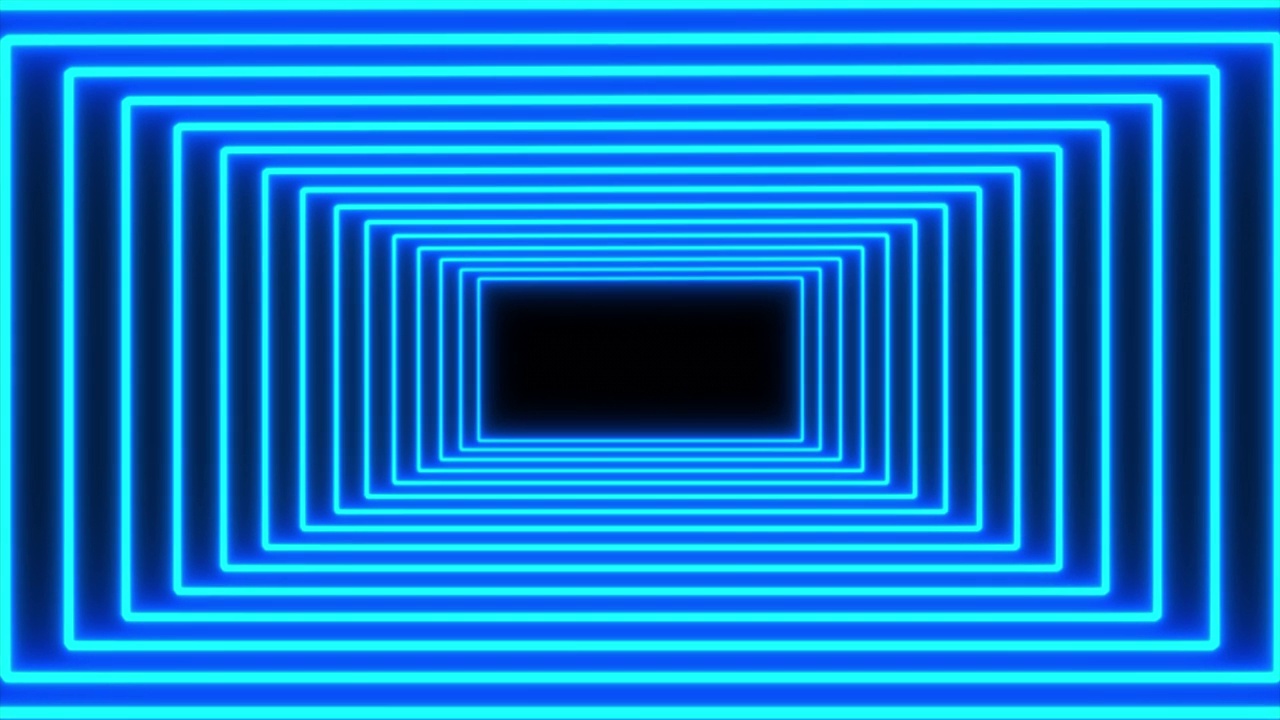 概念摘要无限氖气隧道矩形水平动态背景视频下载