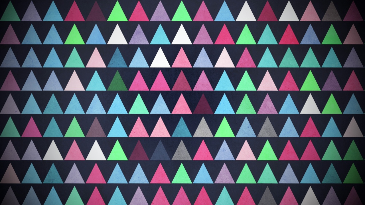 抽象彩虹三角形图案视频下载