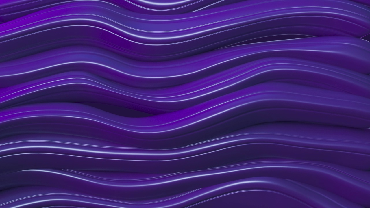 循环动画CGI三维紫色抽象背景视频下载