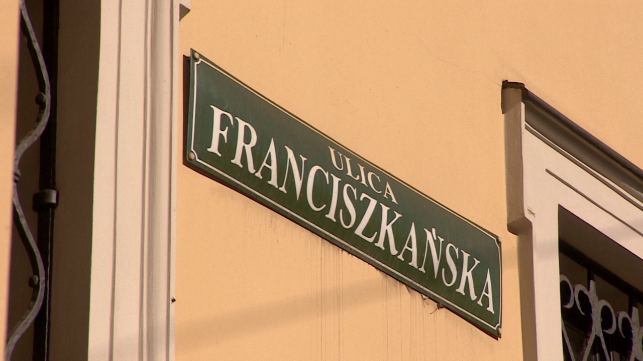 克拉科夫的Franciszkanska街视频下载