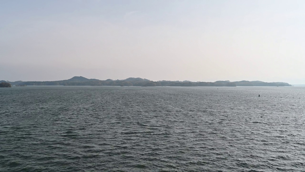 河南信阳南湾湖旅游景区视频素材