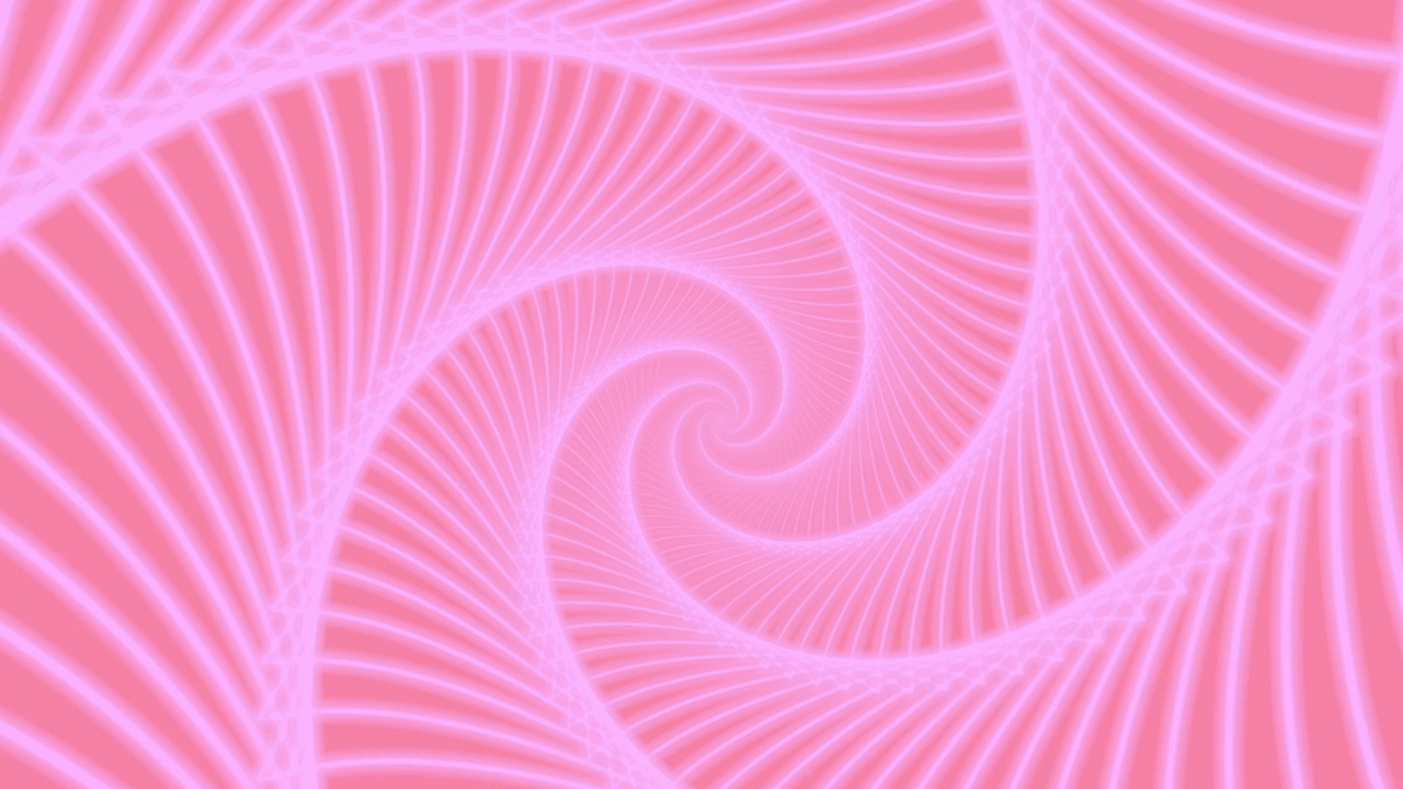 可循环抽象数字霓虹粉红色几何隧道背景。4K未来的闪光动画模式向前移动。技术和网络概念与复制空间视频素材