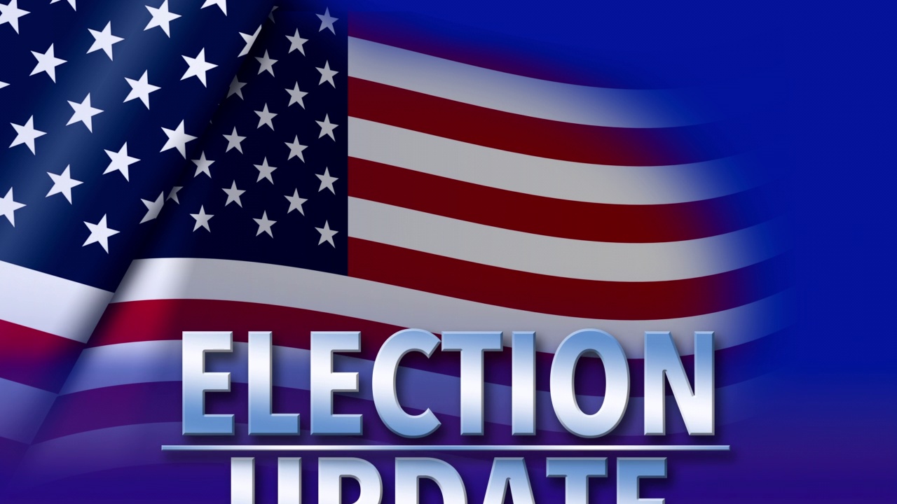 选举更新与美国国旗视频下载