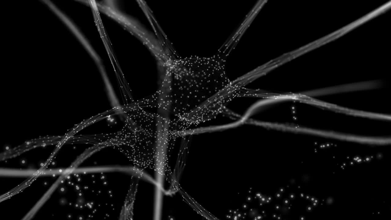 神经元细胞运动背景视频素材