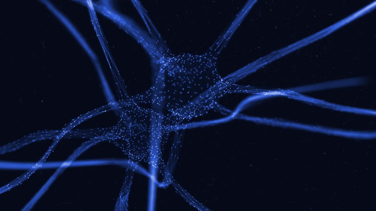 艺术神经元细胞运动背景视频素材