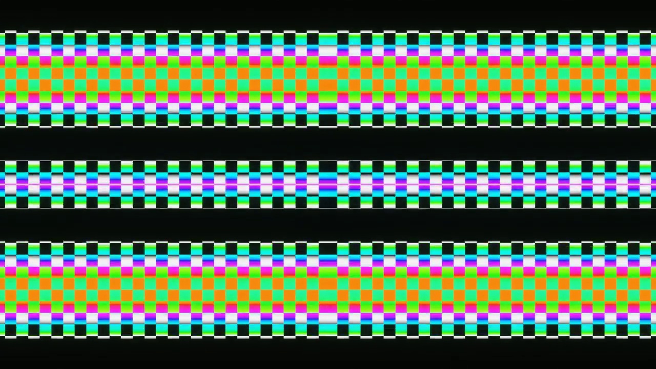 抽象像素多色线VJ环视频素材