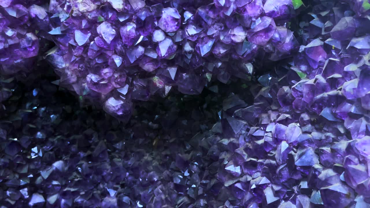 紫紫水晶的德鲁斯4k股票视频视频下载