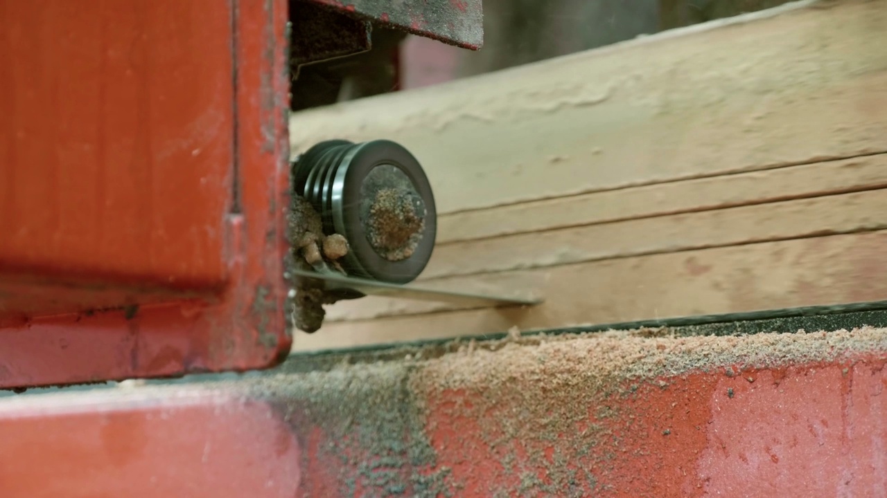 木工切割木板库存视频视频素材