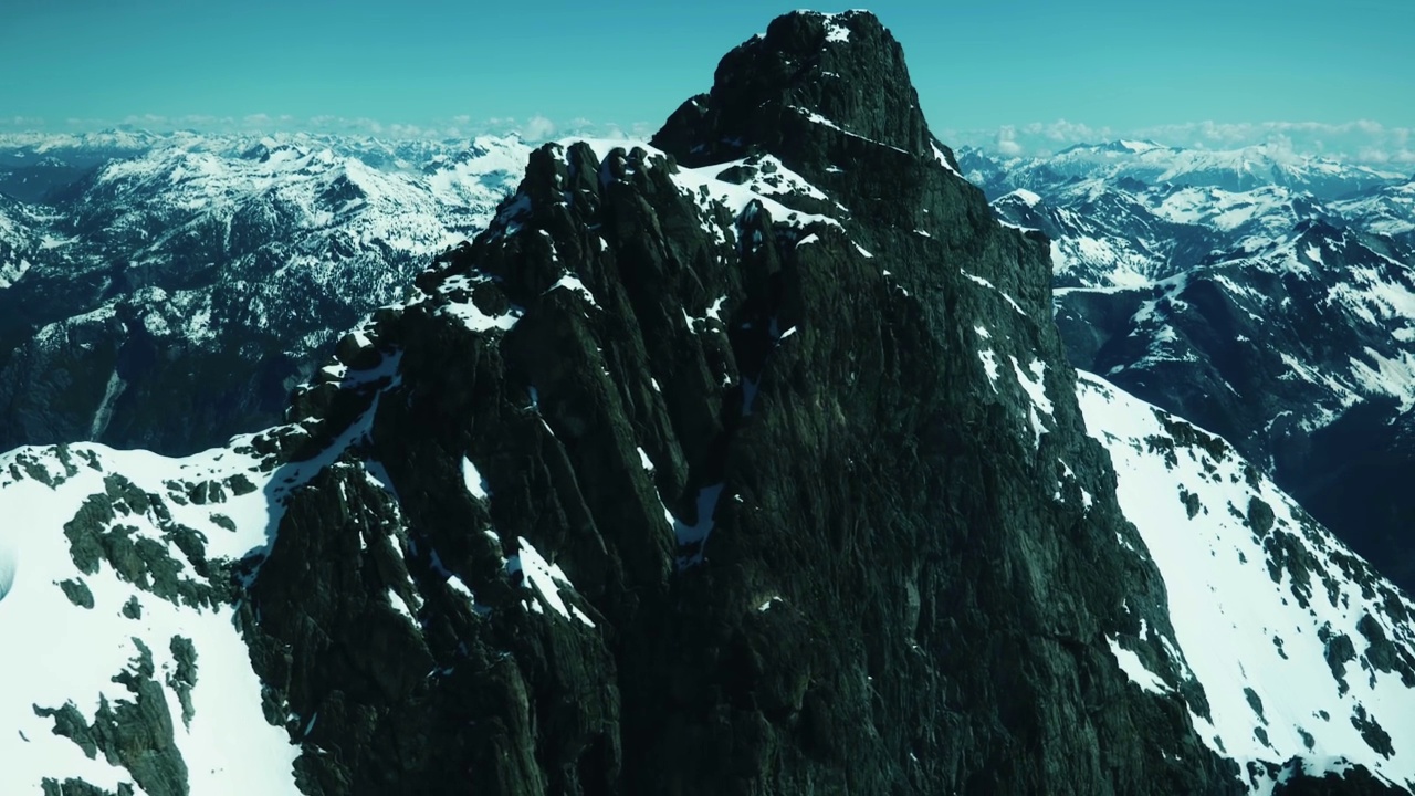 完美的山地空中拍摄视频视频素材