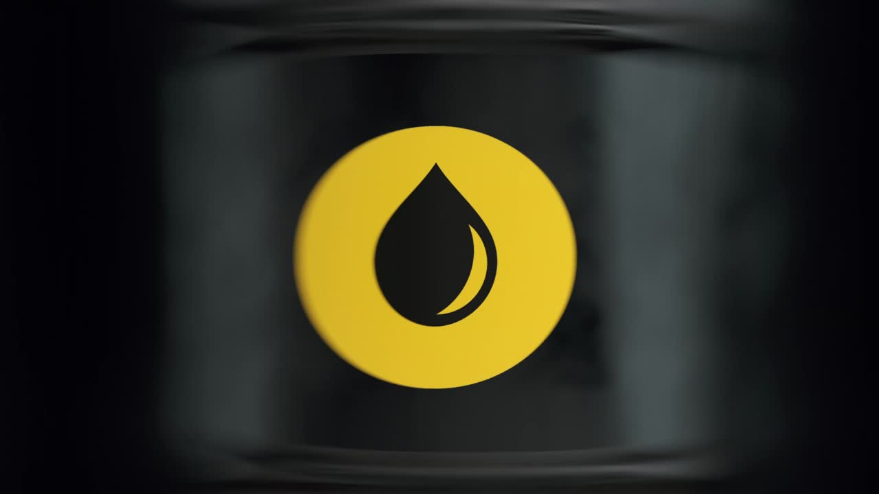 黑色的石油桶视频下载