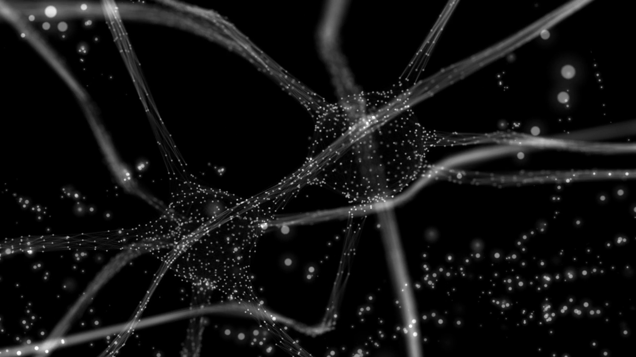 抽象神经元细胞运动背景视频素材
