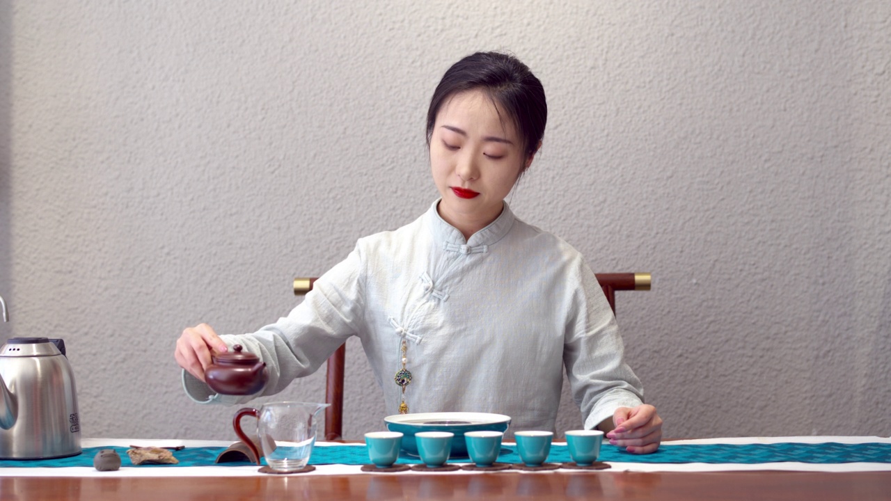 茶道，亚洲文化观念视频下载