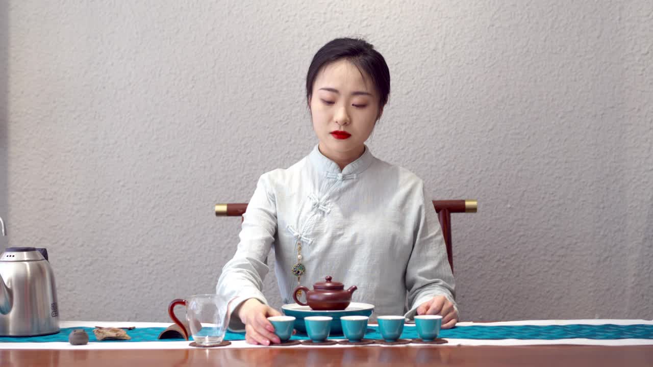 茶道，亚洲文化观念视频下载