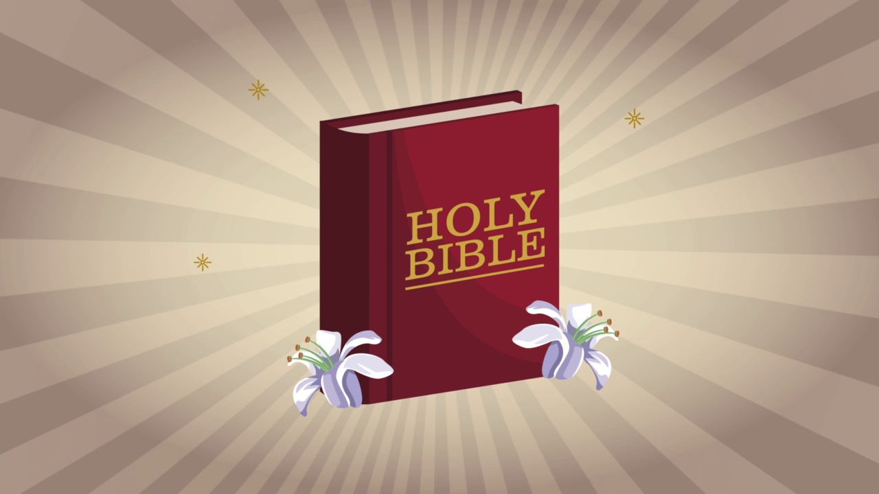 圣经与花的动画视频下载