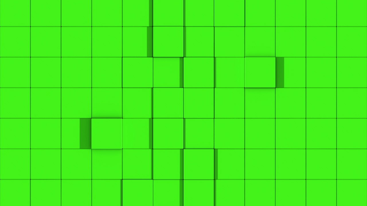 绿墙的立方体分割视频下载