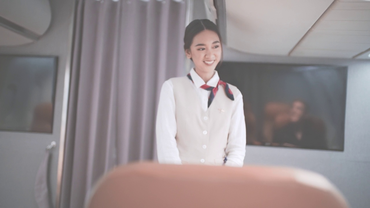 亚洲空姐，微笑，欢迎视频下载