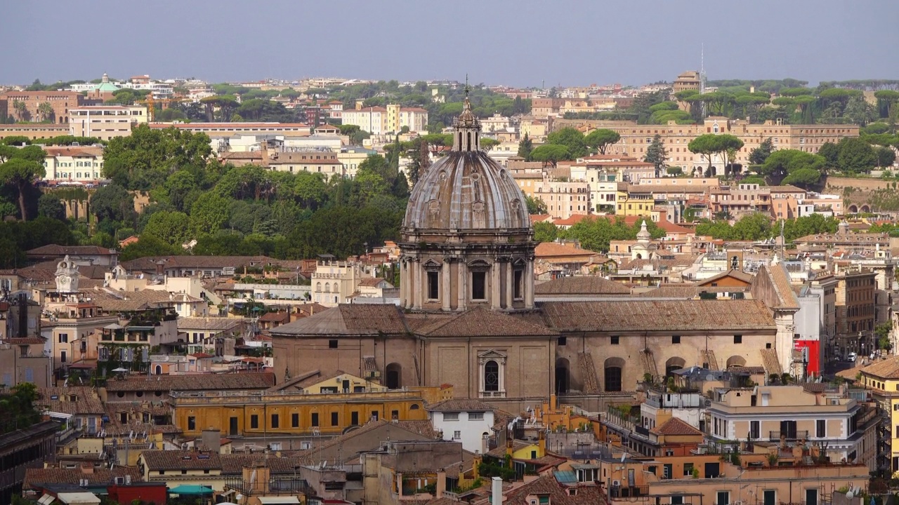 意大利罗马的老教堂视频素材