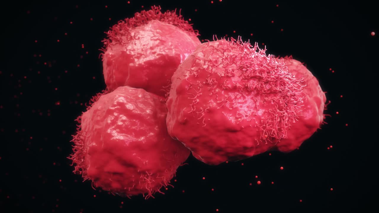 癌症恶性细胞视频素材
