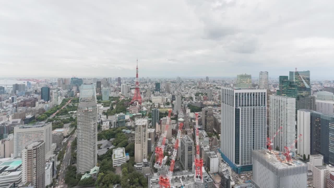 4k吨/升夜景东京地平线视频素材