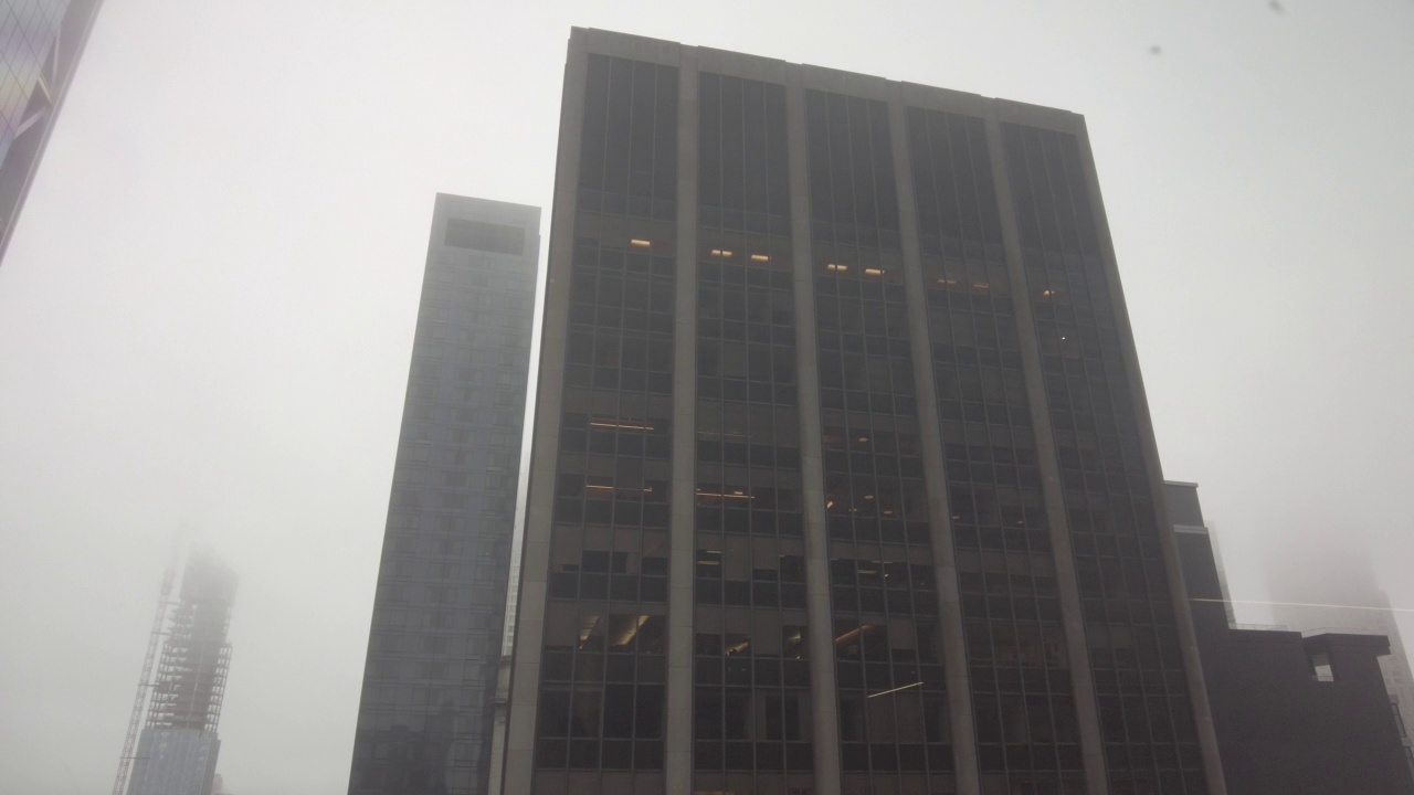 纽约摩天大楼窗户的看法视频素材