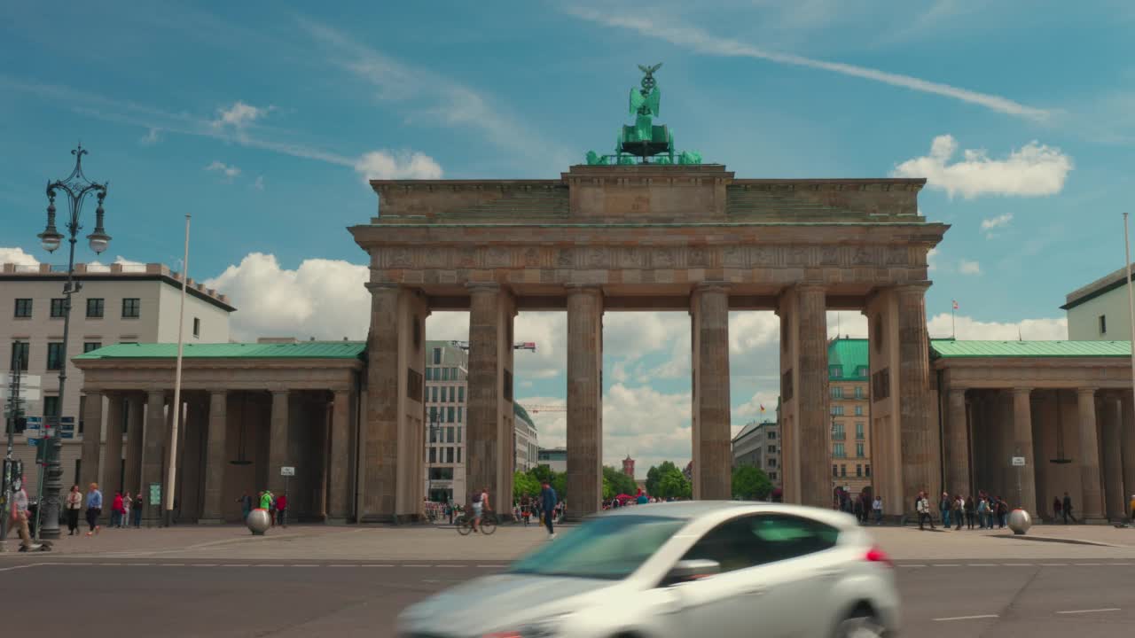 柏林的勃兰登堡门视频素材