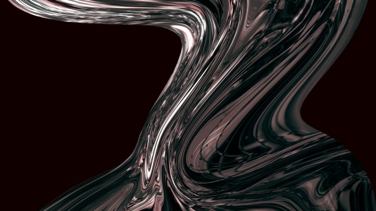 棕色抽象油状液体运动背景视频素材